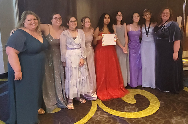 Rainbow Girls recognized for leadership