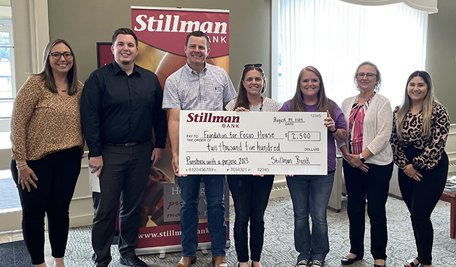 Stillman Bank donates to local non-profits       