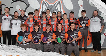 Huskie boys roll to another bowling title