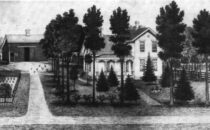 COURTESY PHOTO Belvidere Republican
   An illustration of the Ramsay family’s new farmhouse by Professor William Stanley.