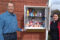 PHOTO COURTESY OF CHRISTINE SCHWEITZ The Gazette
	Winnebago’s First Presbyterian Church offers a “micropantry” for the community when they are in need. It is always available. Pictured with the small pantry are elder Terry Schweitz (left), who installed it for the church, and Pastor Lisa Lopez-Meyer.