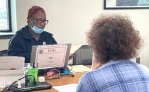 SUBMITTED PHOTO The Gazette
	FEMA Applicant Services Specialists help homeowners and renters apply for assistance, upload documentation, check the status of their application and answer questions at the Disaster Recovery Center in Rockford.