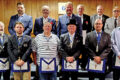 SUBMITTED PHOTO Tempo
	The Byron Lodge #274 officers for 2025. Front row, from left: Ronald Beem, Secretary; Richard Hoovler, Tyler; Michael Thomas, Senior Warden; Gerald Zeibert, Master; Christopher Judah, Junior Warden; and Daniel Voss, Chaplain. Back row: Eric Naumann, Senior Deacon; Bub Knees; David Mayer, Junior Deacon; Daniel Yandel, Installing Master; Orville Shoemaker, Installing Secretary; and William Farris. Not pictured are: Thomas Felker, Treasurer; Brad Richolson, Senior Steward; Gene Yocum, Junior Steward; and Edgar Dye, Marshal.