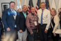 SUBMITTED PHOTO Tempo
	Meridian CUSD #223 board members Jill Huber and Tim DeVries recently attended the Federal Advocacy Conference hosted by the Consortium of State School Boards Associations in Washington, D.C. From left: Jeremy Duffy, IASB Deputy Executive Director; Mike Stevens, IASB Director of Governmental Relations; Paul Carpenter, RPS Board Member; Tim DeVries, MCUSD Board Member; Congressman Darren LaHood; Jill Huber, MCUSD Board Member; and Mark Harms, IASB President of the Board of Directors.