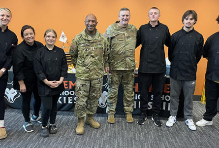 HARLEM SCHOOL DISTRICT PHOTO The Journal
	Thank you to Harlem High School in Machesney Park for hosting the Oct. 24 mobilization ceremony for the 725th Transportation Co. and for the culinary arts program’s great spread.