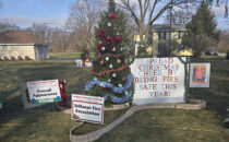 SUBMITTED PHOTO Tempo
	The Stillman Fire Association, themed “Spread Christmas Cheer by being fire safe this year,” won Overall Appearance.
 tree.