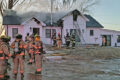 JEFF TABER PHOTO The Herald
	Area firefighters responded to a house fire on Roscoe Road on Jan. 21.