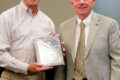 PHOTO COURTESY OF MACHESNEY PARK The Journal
	Field Fastener CEO, Bill Derry, is pictured with Machesney Park Village President Steve Johnson.