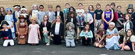 COURTESY PHOTO The Herald
	Third through fifth grade classes turned Shirland School into a wax museum where educational creativity was found on May 29.